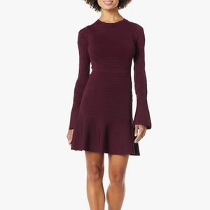 Parker Women's Lois Long Sleeve Fit to Flare Knit Dress